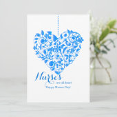 Verpleegkundigen zijn alle Kaart van de dag van de (Staand voorkant)