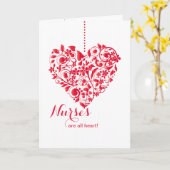 Verpleegkundigen zijn allemaal hartverpleegkundige kaart (Gele Bloem)