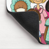 Verpleegkundigen zijn allemaal Heart. Geschenk Muismat (Hoek)