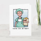 Verpleegkundigen zijn allemaal van hart kaart (Voorkant)