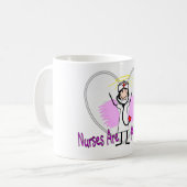 Verpleegkundigen zijn Angels Koffiemok (Voorkant links)
