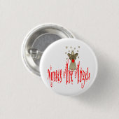 Verpleegkundigen zijn Angels Ronde Button 3,2 Cm (Voorkant /achterkant)