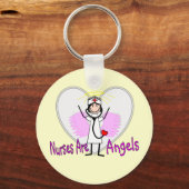 Verpleegkundigen zijn Angels Sleutelhanger (Voorkant)