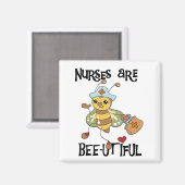 Verpleegkundigen zijn bijenbruikbare T-shirts en g Magneet (Voorkant / Achterkant)