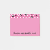 Verpleegkundigen zijn  coole harten post-it® notes (Voorkant)