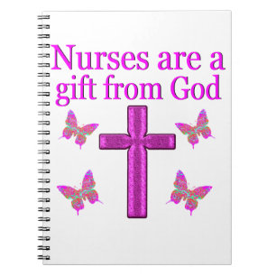VERPLEEGKUNDIGEN ZIJN EEN GESCHENK VAN GOD NOTITIEBOEK