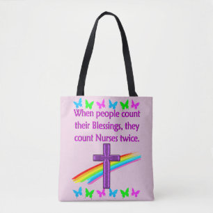 VERPLEEGKUNDIGEN ZIJN EEN ZEGEN TOTE BAG