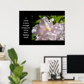 Verpleegkundigen zijn geboren Compassion Caring He Poster (Thuiskantoor)