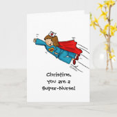 Verpleegkundigen zijn helden - Happy Nurses Day -  Kaart (Gele Bloem)