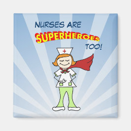 Verpleegkundigen zijn ook superhelden! magneet