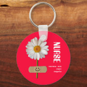 Verpleegkundigen zijn Real Angels. Sleutelhanger g (Voorkant)