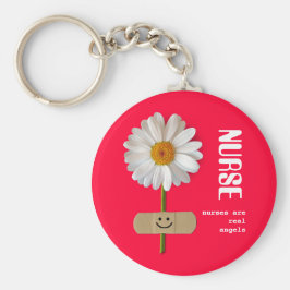 Verpleegkundigen zijn Real Angels. Sleutelhanger g