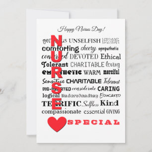 Verpleegkundigen zijn speciale Kaart