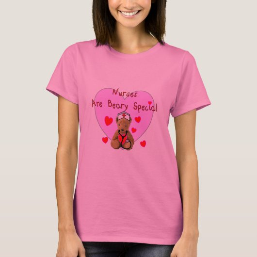 Verpleegkundigen zijn speciale Teddy Bear Gifts T-shirt (Voorkant)
