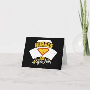 verpleegkundigen zijn superhelden bedankkaart