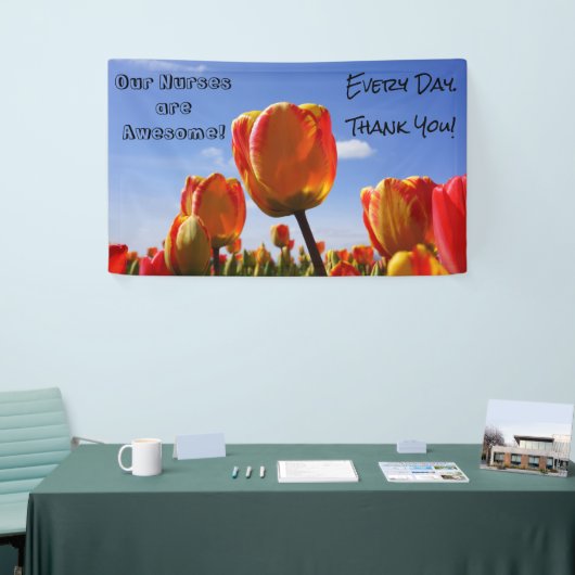 Verpleegkundigen Zorgverzekering Spandoek (Beurs)