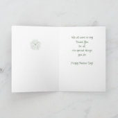 Verpleegkundigendag Dank u van ons allen, Groene G Bedankkaart (Binnen)