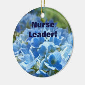 Verpleegleider! giftefornamenten U bent de grootst Keramisch Ornament (Links)