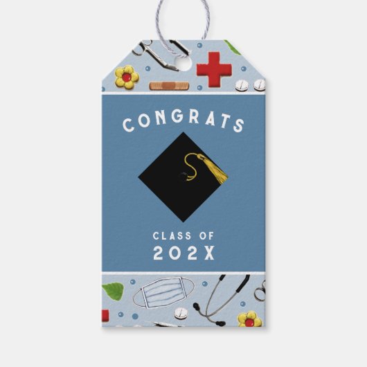 Verpleeglijk Afstuderen Cadeaulabel (Voorkant)