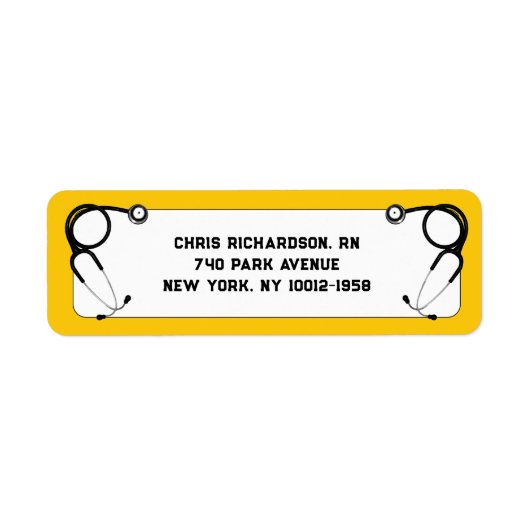 Verpleeglijk Afstuderen Etiket (Voorkant)