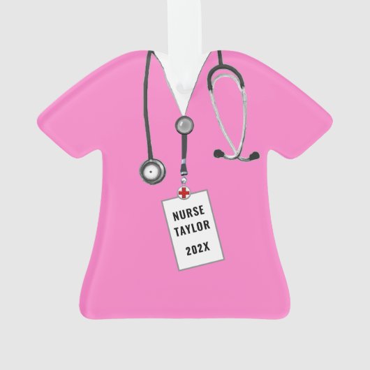 Verpleeglijk Afstuderen Gift Ornament (achterkant)