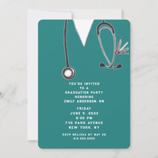 Verpleeglijk Afstuderen Kaart (Voorkant)