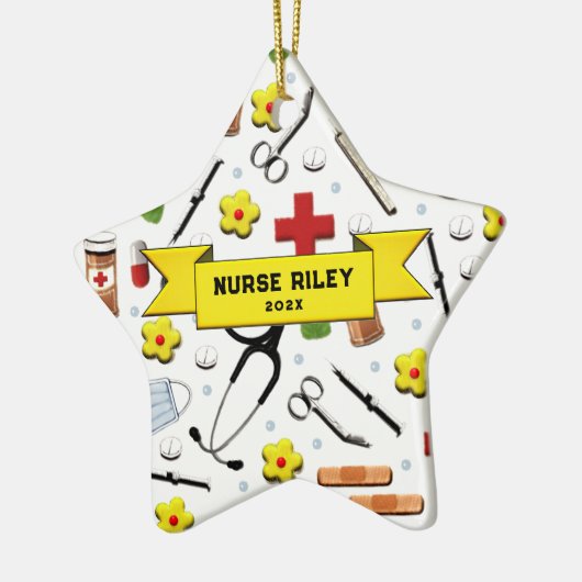 Verpleeglijk Afstuderen Keramisch Ornament (Links)