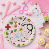 Verpleeglijk Afstuderen Papieren Bordje (Feest)