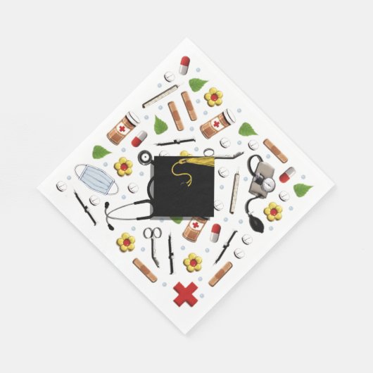 Verpleeglijk Afstuderen Servet (Hoek)