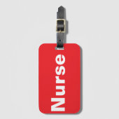 Verpleeglijk Bagagelabel (Voorkant (verticaal))