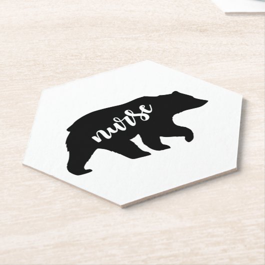 Verpleeglijk Beer Kartonnen Onderzetters (Schuin)