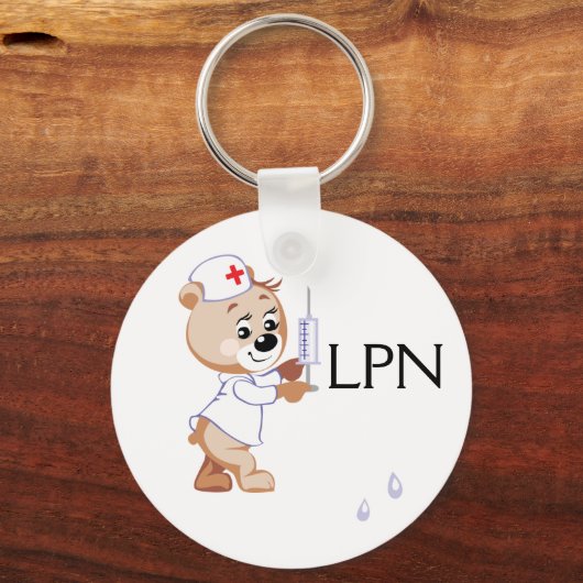 Verpleeglijk Beer Sleutelhanger (Voorkant)