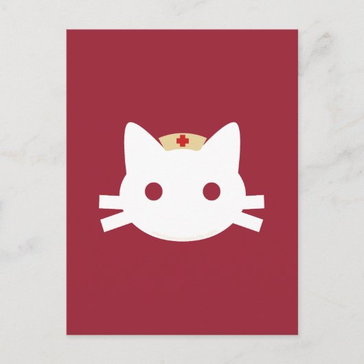 Verpleeglijk Kat Briefkaart (Voorkant)