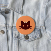 Verpleeglijk Kat Ronde Button 7,6 Cm (In situ)