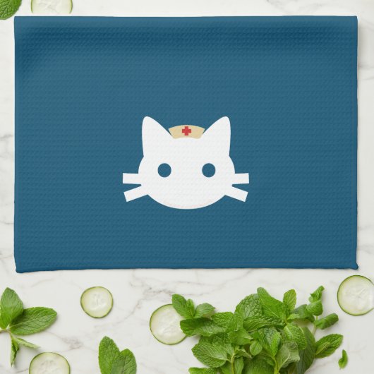 Verpleeglijk Kat Theedoek (Gevouwen)