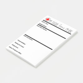 verpleegpas voor elke schoolinstelling; schoolverp post-it® notes