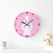 Verpleegpictogram met Stethoscoopwandklok Grote Klok (Huis)