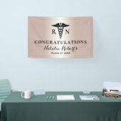 Verpleegscholen Afstuderen Moderne Roos Gold Spandoek (Beurs)