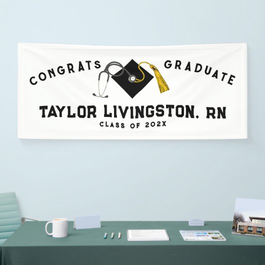 Verpleegscholen voor Afstuderen van verpleegschole Spandoek (Beurs)