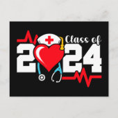 Verpleegschool Afstuderen 2024 Verpleegkundig Afst Briefkaart (Voorkant)