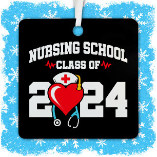 Verpleegschool Afstuderen 2024 Verpleegkundig Afst Metalen Ornament