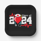 Verpleegschool Afstuderen 2024 Verpleegkundig Afst Papieren Bordje (Voorkant)