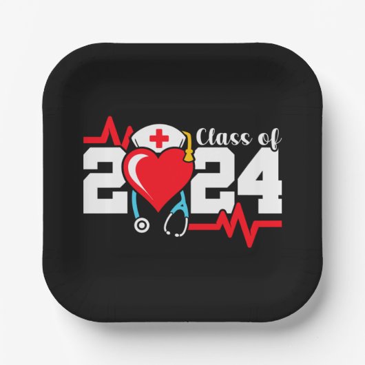 Verpleegschool Afstuderen 2024 Verpleegkundig Afst Papieren Bordje (Voorkant)