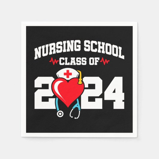 Verpleegschool Afstuderen 2024 Verpleegkundig Afst Servet (Voorkant)