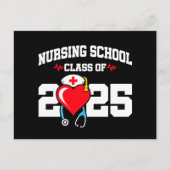 Verpleegschool Afstuderen 2025 Verpleegkundig Afst Briefkaart (Voorkant)