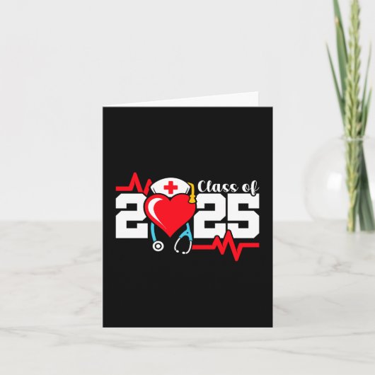 Verpleegschool Afstuderen 2025 Verpleegkundig Afst Kaart (Voorkant)