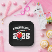 Verpleegschool Afstuderen 2025 Verpleegkundig Afst Papieren Bordje (Feest)