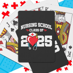 Verpleegschool Afstuderen 2025 Verpleegkundig Afst Pokerkaarten