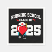 Verpleegschool Afstuderen 2025 Verpleegkundig Afst Servet (Voorkant)