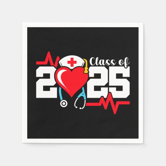 Verpleegschool Afstuderen 2025 Verpleegkundig Afst Servet (Voorkant)